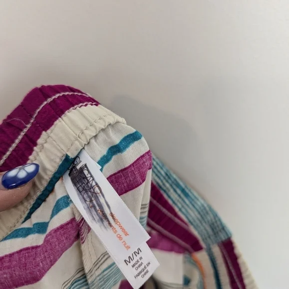 Gilligan & O'Malley X Target Striped Cotton Boxer Shorts NWOT - Picture 4 of 6